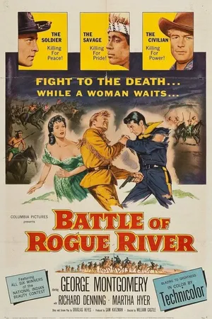 Постер к фильму Битва у Бурной реки (1954)