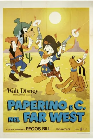 Постер к мультфильму Donald Duck Goes West (1965)