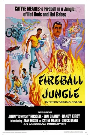 Постер к фильму Fireball Jungle (1968)