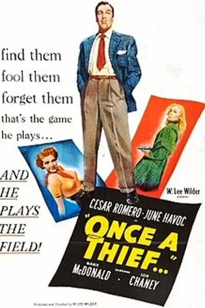 Постер к фильму Once a Thief (1950)
