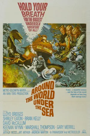 Постер к фильму Вокруг света под водой (1966)