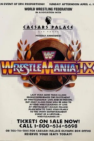 Постер к фильму WWF РестлМания 9 (1993)