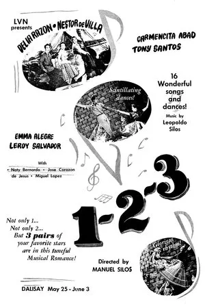 Постер к фильму 1 2 3 (1955)
