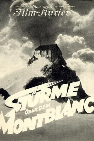 Постер к фильму Бури над Монбланом (1930)
