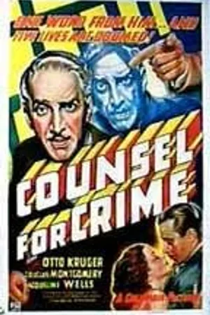 Постер к фильму Counsel for Crime (1937)