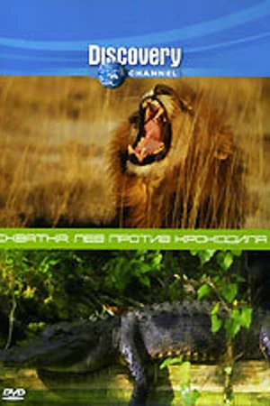 Постер к фильму Discovery. Схватка: Лев против крокодила (2004)