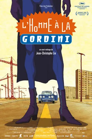 Постер к мультфильму Человек в голубом Гордини (2009)