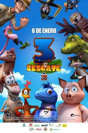 Постер к мультфильму 3 al Rescate (2011)