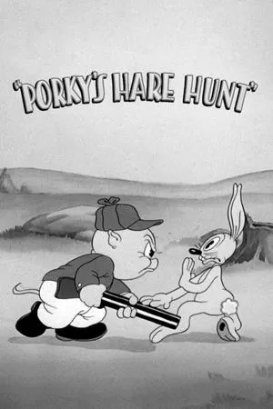 Постер к мультфильму Порки охотится на зайцев (1938)