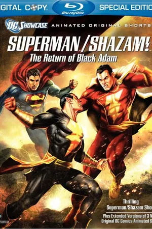 Постер к мультфильму Витрина DC: Супермен/Шазам! – Возвращение черного Адама (2010)