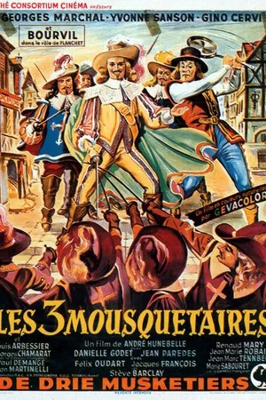 Постер к фильму Три мушкетера (1953)