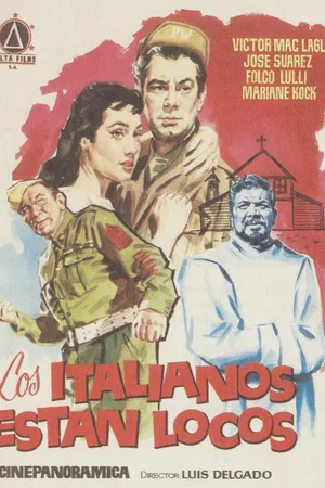 Постер к фильму Gli italiani sono matti (1958)