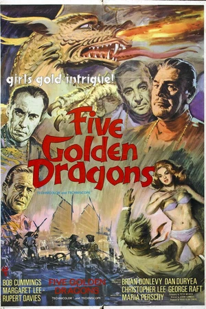 Постер к фильму Пять золотых драконов (1967)