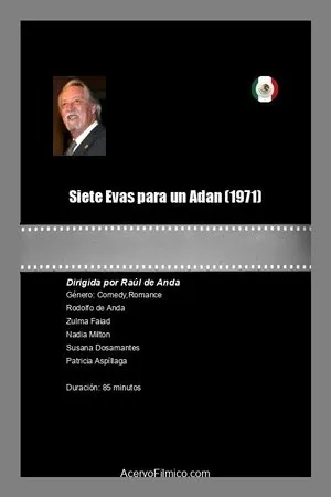 Постер к фильму Siete Evas para un Adan (1971)