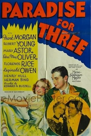 Постер к фильму Рай для троих (1938)