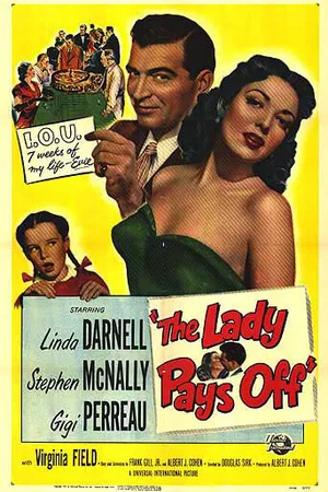 Постер к фильму Леди отдаёт долг (1951)