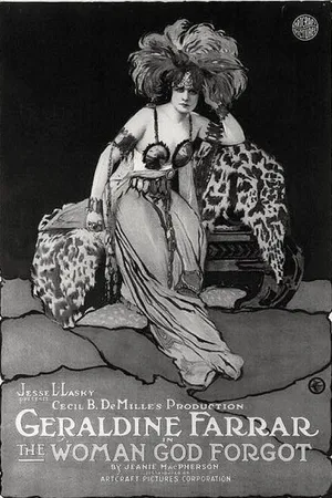 Постер к фильму Женщина, забывшая бога (1917)