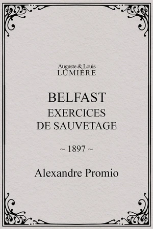 Постер к фильму Belfast, exercices de sauvetage (1897)
