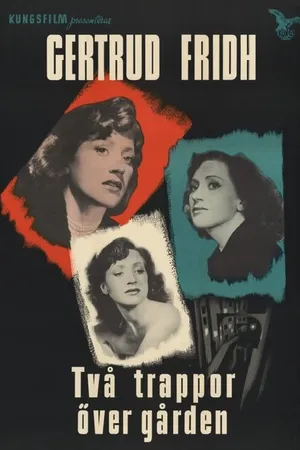Постер к фильму Två trappor över gården (1950)