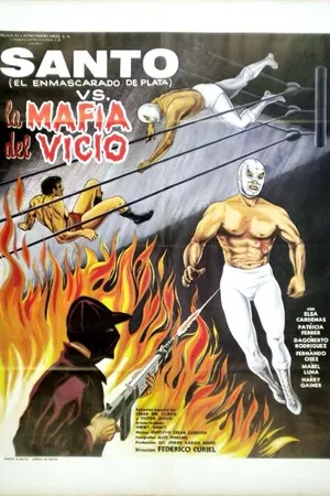 Постер к фильму Santo contra la mafia del vicio (1971)