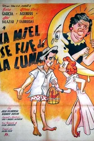 Постер к фильму La miel se fue de la luna (1952)