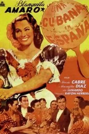 Постер к фильму Una cubana en España (1951)