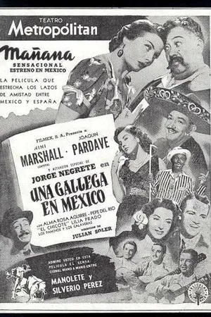Постер к фильму Una gallega en México (1949)