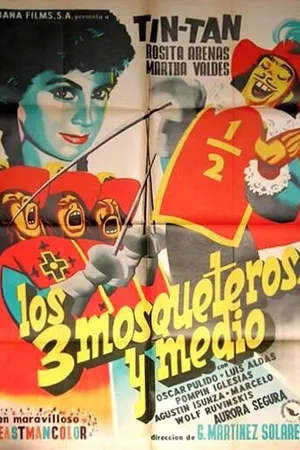 Постер к фильму Три с половиной мушкетёра (1957)