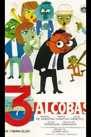 Постер к фильму Tres alcobas (1964)