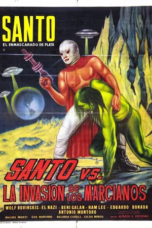 Постер к фильму Санто против вторжения марсиан (1967)