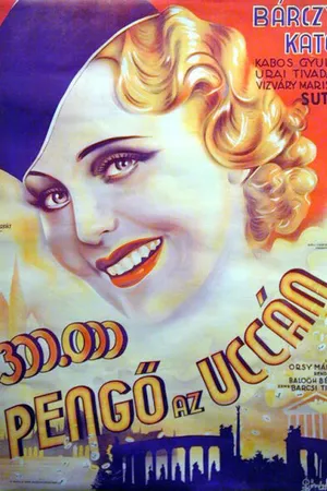 Постер к фильму 300.000 pengö az utcán (1937)
