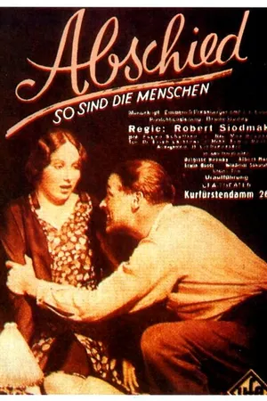 Постер к фильму Прощание (1930)