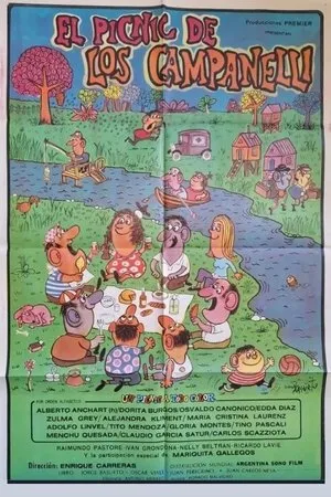 Постер к фильму El picnic de los Campanelli (1972)