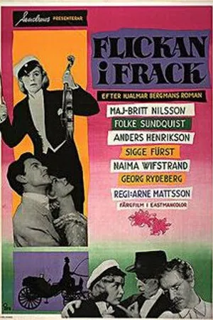 Постер к фильму Flickan i frack (1956)