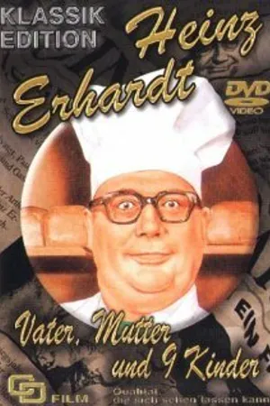 Постер к фильму Отец, мать и девять детей (1958)