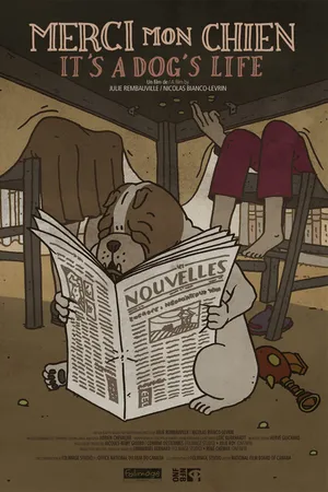 Постер к мультфильму Merci mon chien (2012)