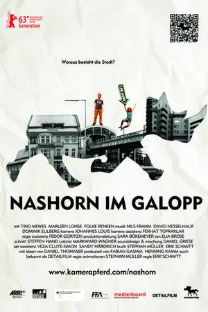Постер к мультфильму Носорог скачет галопом (2013)