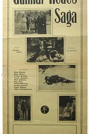 Постер к фильму Сага о Гуннаре Хеде (1923)