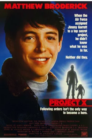 Постер к фильму Проект Икс (1987)