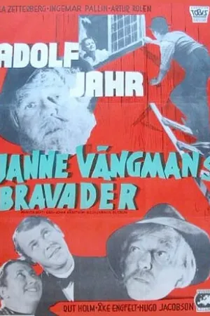 Постер к фильму Janne Vängmans bravader (1948)