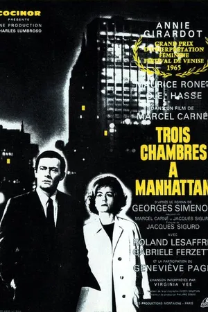 Постер к фильму Три комнаты на Манхэттене (1965)