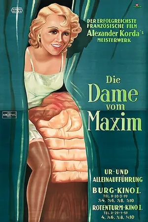 Постер к фильму Дама от Максима (1933)