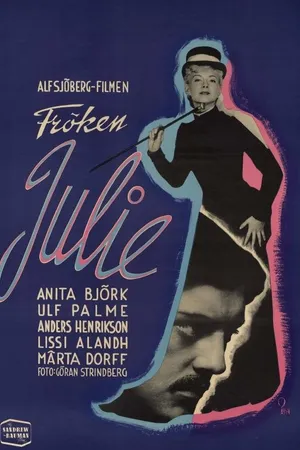 Постер к фильму Фрёкен Юлия (1951)