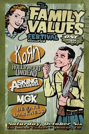 Постер к фильму Korn's Family Values Live (2013)