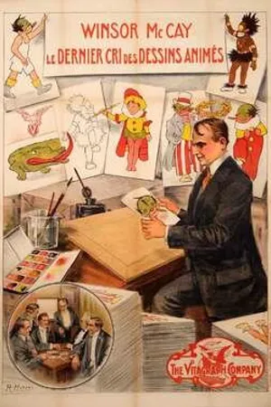 Постер к мультфильму Уинзор МакКэй и его движущиеся картинки (1911)