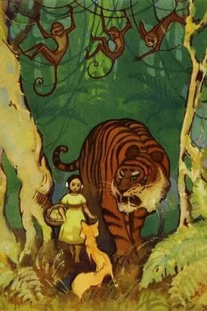Постер к мультфильму Девочка в джунглях (1956)