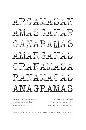 Постер к фильму Анаграммы (2014)