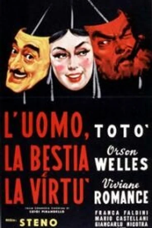 Постер к фильму Человек, зверь и добродетель (1953)