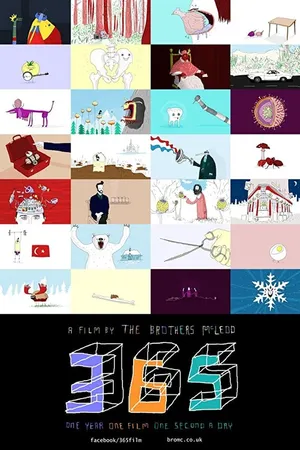 Постер к мультфильму 365 — Один фильм. Один год. Одна секунда в день (2014)