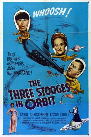 Постер к фильму Три балбеса на орбите (1962)